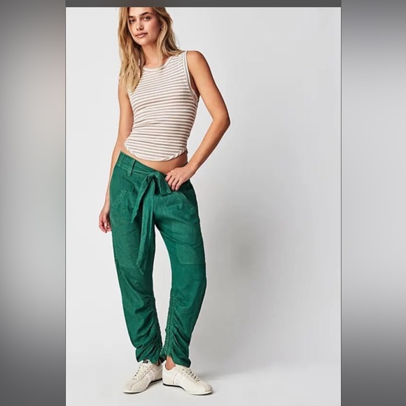 Free People Pants - New Free People Heart Of Gold cinched trousers